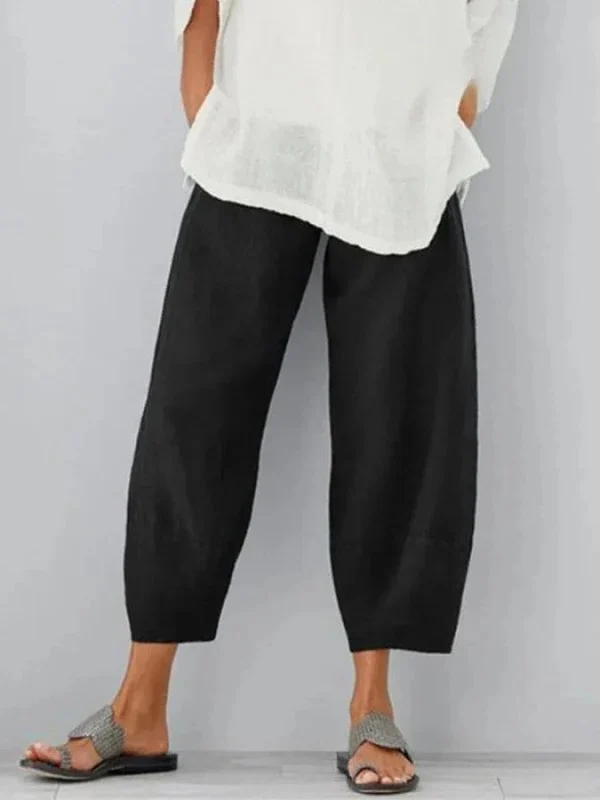 Women's Linen Leisure Pants - Image 4