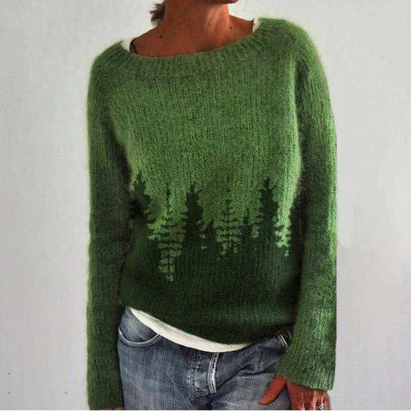 Women's retro sweater - Image 3