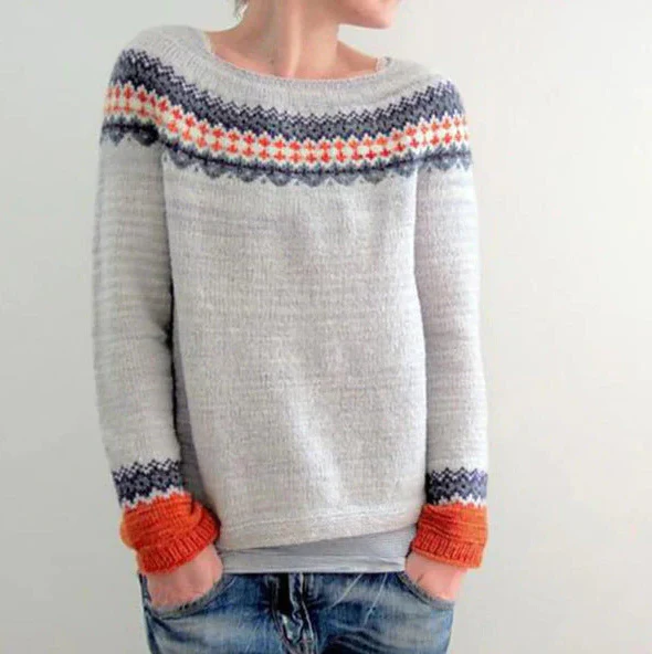 Women's retro sweater - Image 5