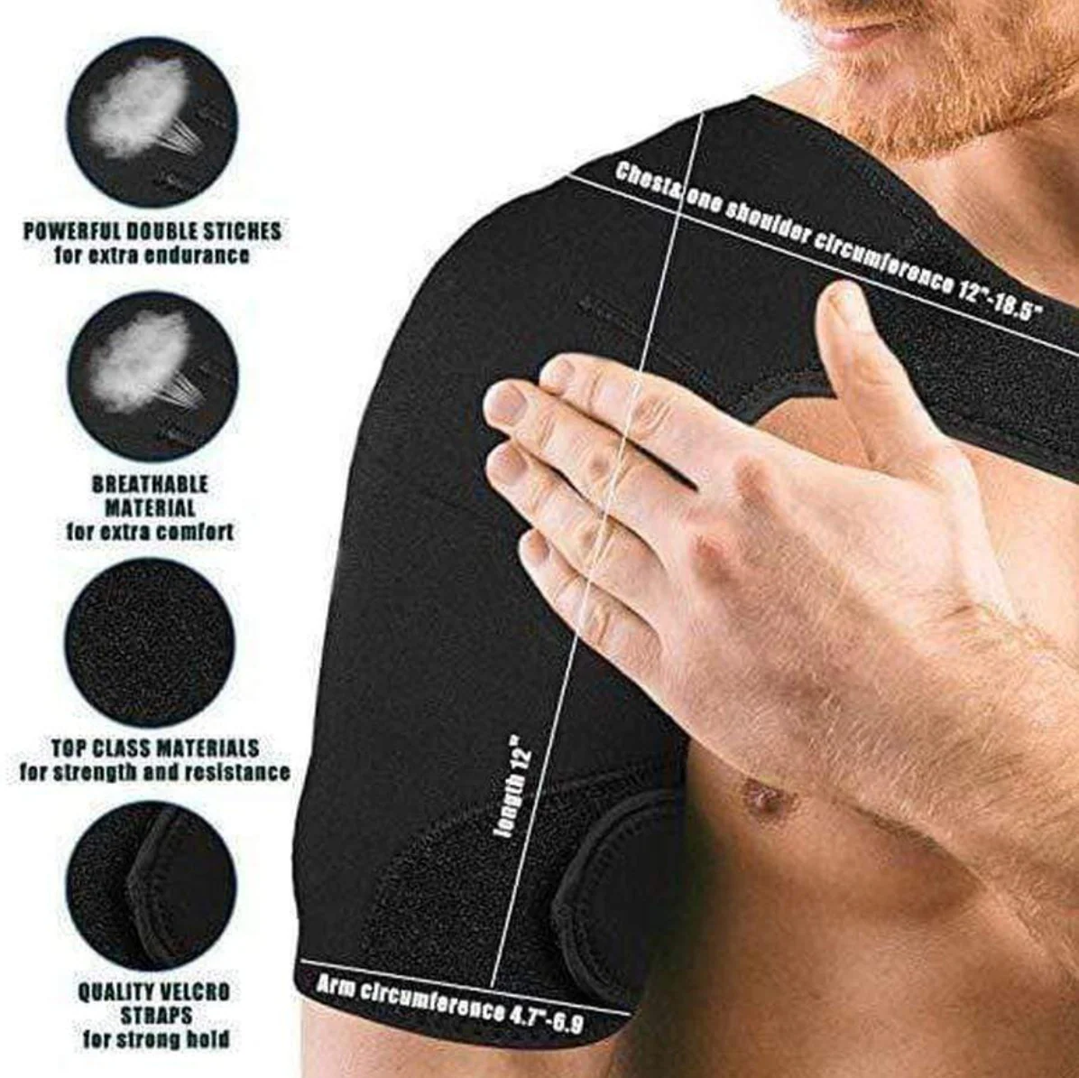 Women's Shoulder Brace Compression Sleeve Support Strap - Image 4