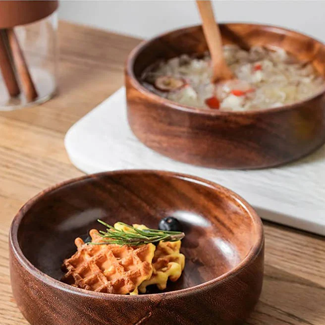 Wood Bowls For Food - Image 6