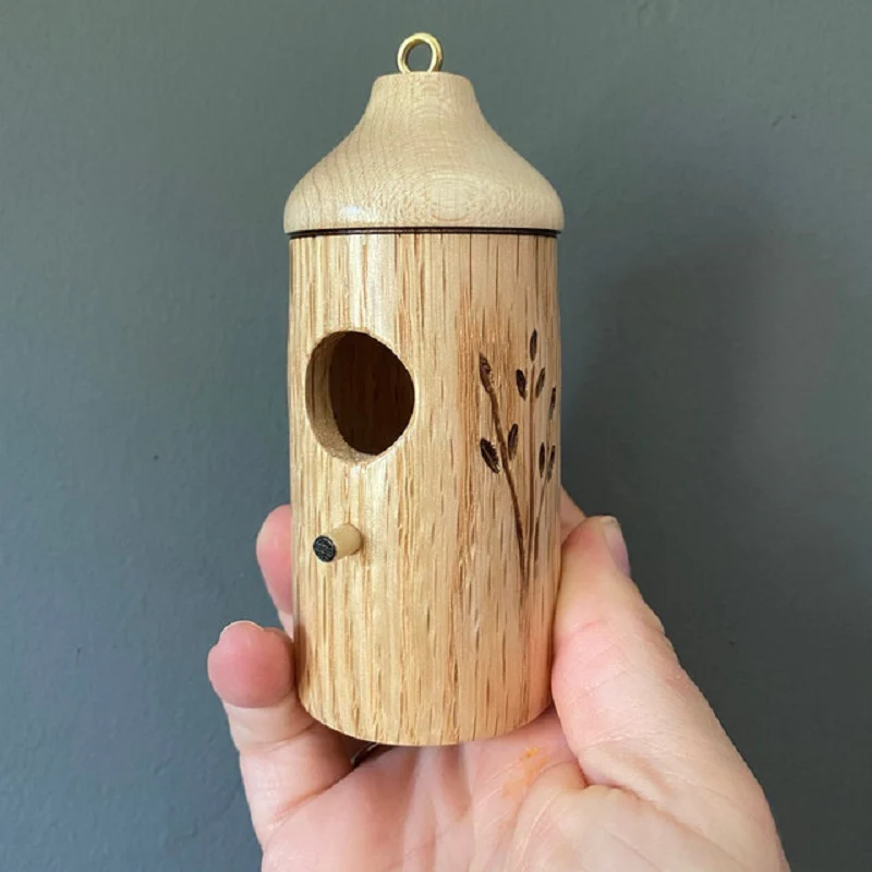 Wooden Hummingbird House - Gift for Natural Lovers - Image 13