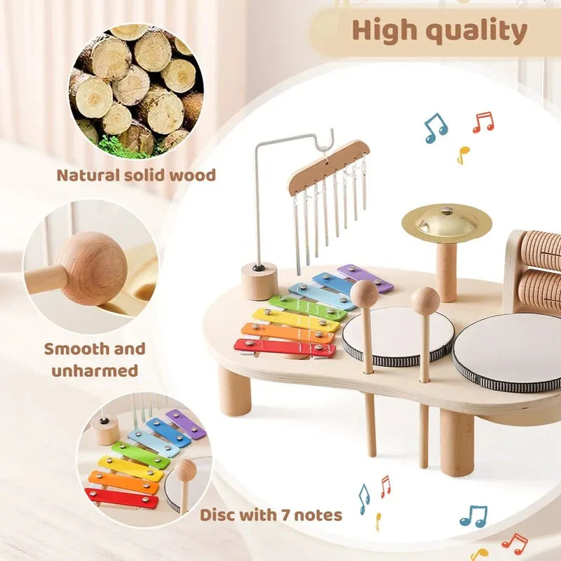Wooden Music Station - Creative Musical Fun For Little Ones - Image 2