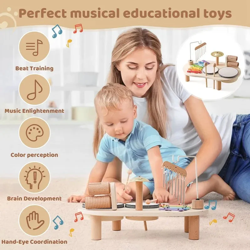 Wooden Music Station - Creative Musical Fun For Little Ones - Image 4