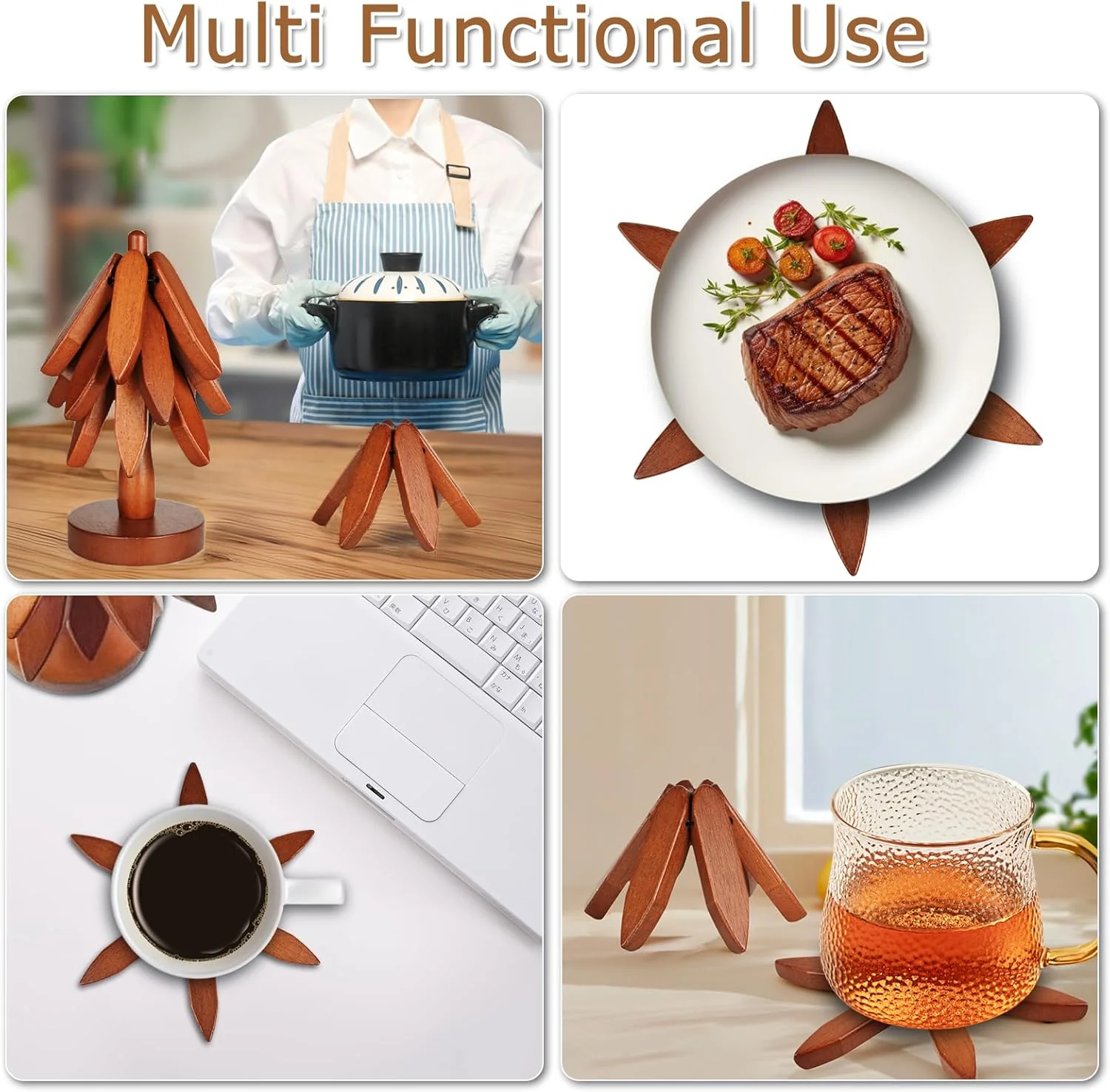 Wooden Trivets For Hot Dishes - Image 7