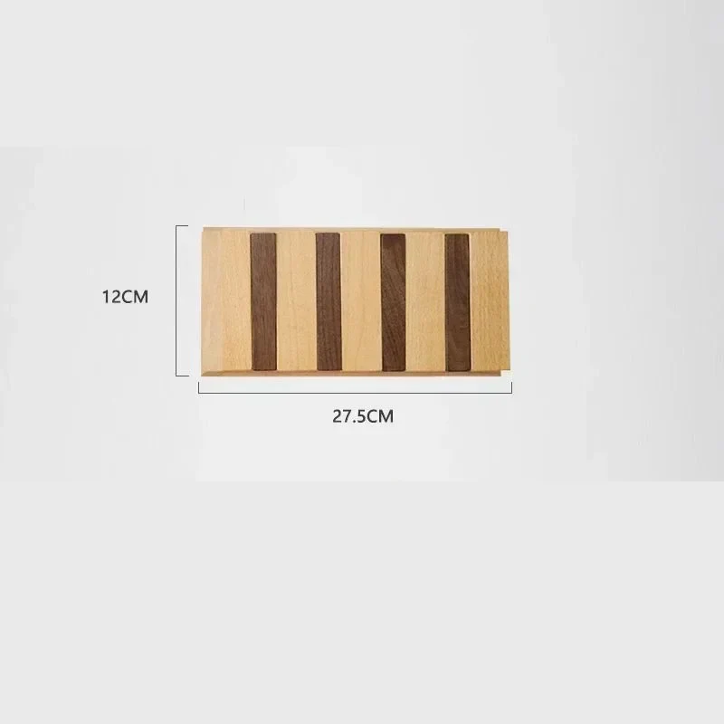 Wooden Wall-Mounted Coat Rack and Coat Hook - Image 5