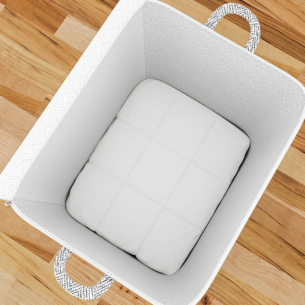 XL Clothes Storage Container Box with Handles - Image 5