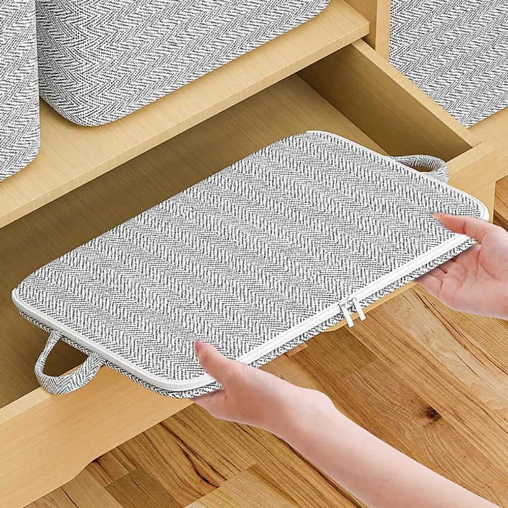 XL Clothes Storage Container Box with Handles - Image 6