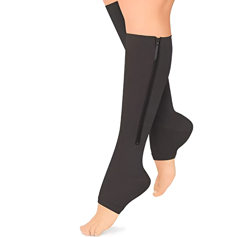 Zippered Compression Socks Support Stockings 20-30 mmHg - Image 7